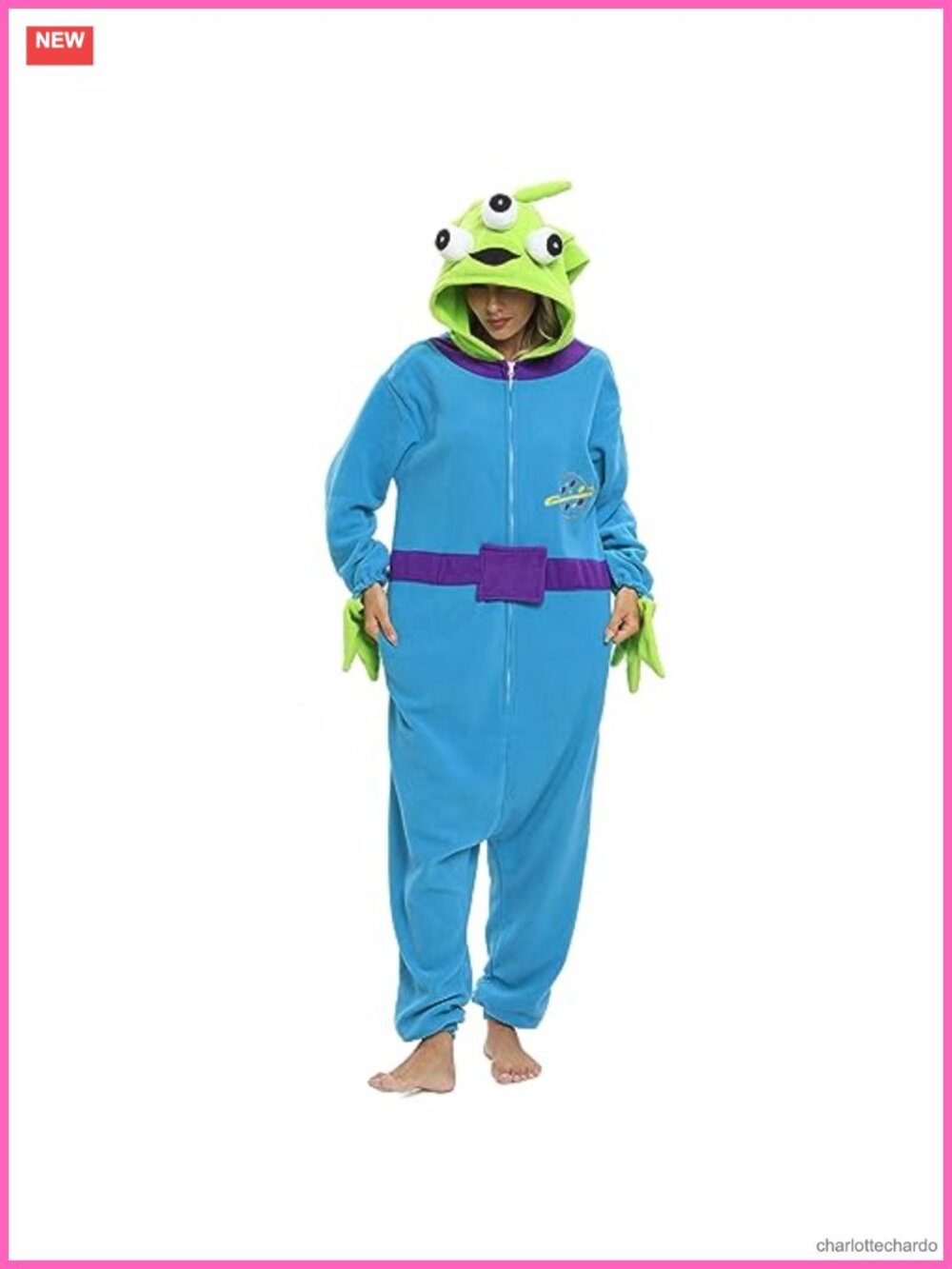 Fleece Onesie Pajama Adult Halloween Cosplay Sleepwear Soft Warm